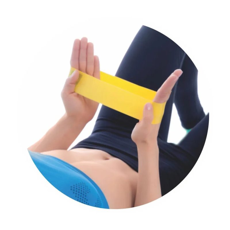 79d67580cd289edb04ca60b5c794991c Kit 5 Resistências Faixa Elástica Mini Band - OrthoPauher