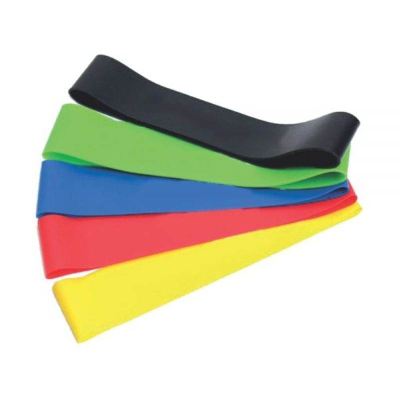 9d92851510b0bcb4f75d6f0f2ba9d554 Kit 5 Resistências Faixa Elástica Mini Band - OrthoPauher