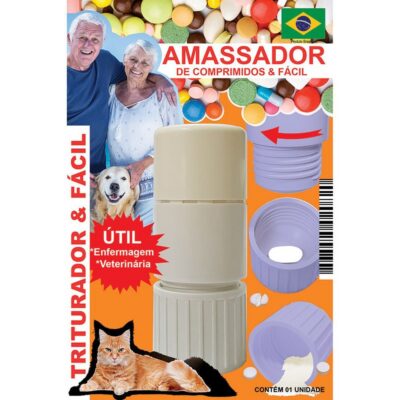 Amassador De Comprimido Ref 3000 Corta Facil