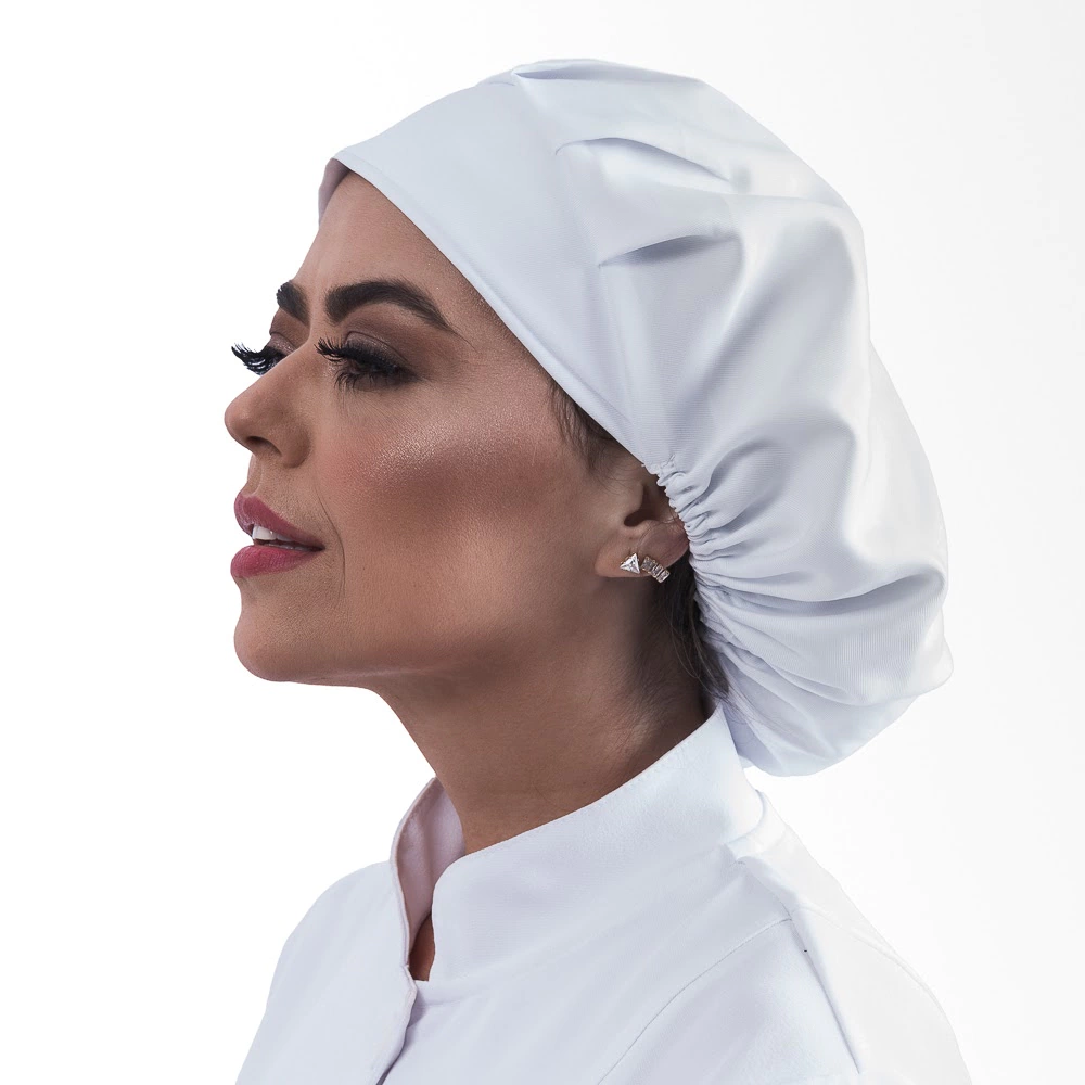 Touca Feminina Gabardine Elastico Tam/Unico Anna Rosa 1 Touca Feminina Gabardine Elastico Tam/Unico Anna Rosa