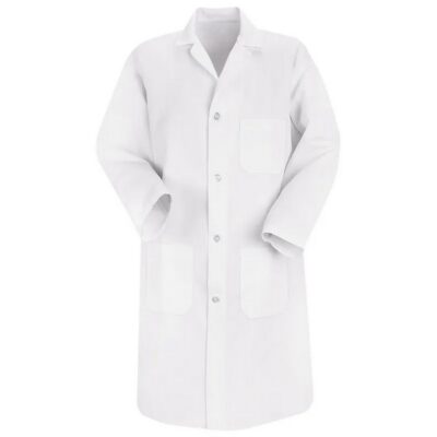 Jaleco Masculino Gabardine - Anna Rosa - M - Branco - Manga Longa
