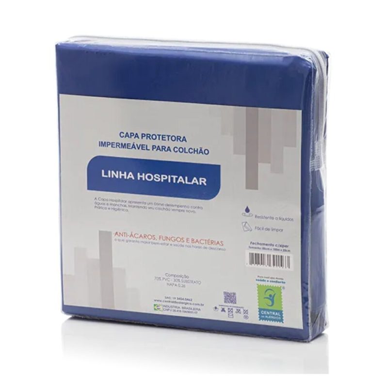 1d5058cdc8c0bf1663c6d0d58562f4a8 Capa Colchao em Napa Hospitalar - Central do Alergico