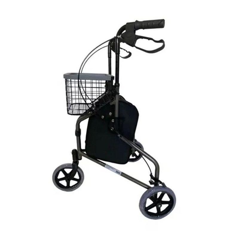 7e6ac3a4dd544e73a8881a650e78012c 1 Andador Triciclo em Alumínio com Cesto - Hidrolight