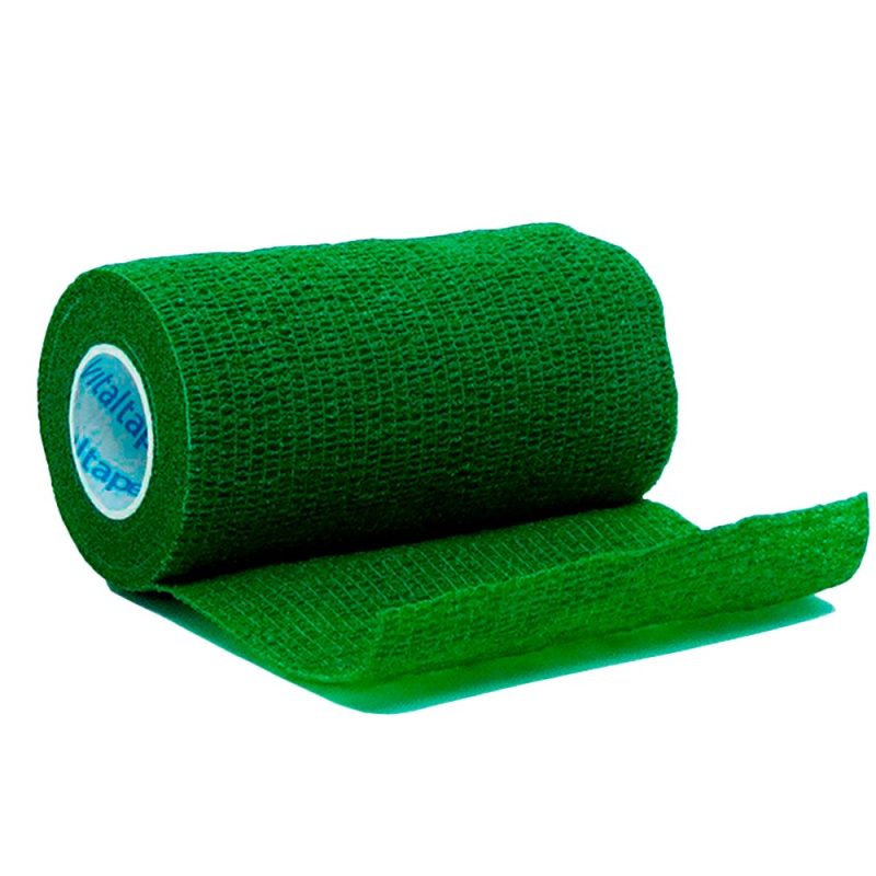 Atadura Auto Aderente Coban Verde 10cm x 4,5m Vital Tape