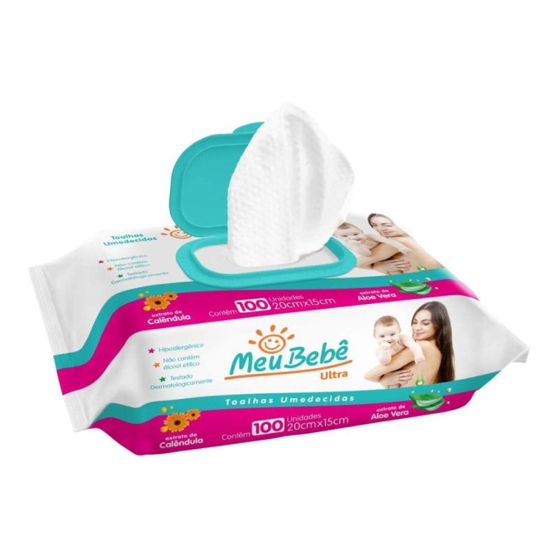 b102eda181ac7dc5b4a4ef7deb19d35b TOALHAS UMEDECIDAS MEU BEBE ULTRA PCT C/100