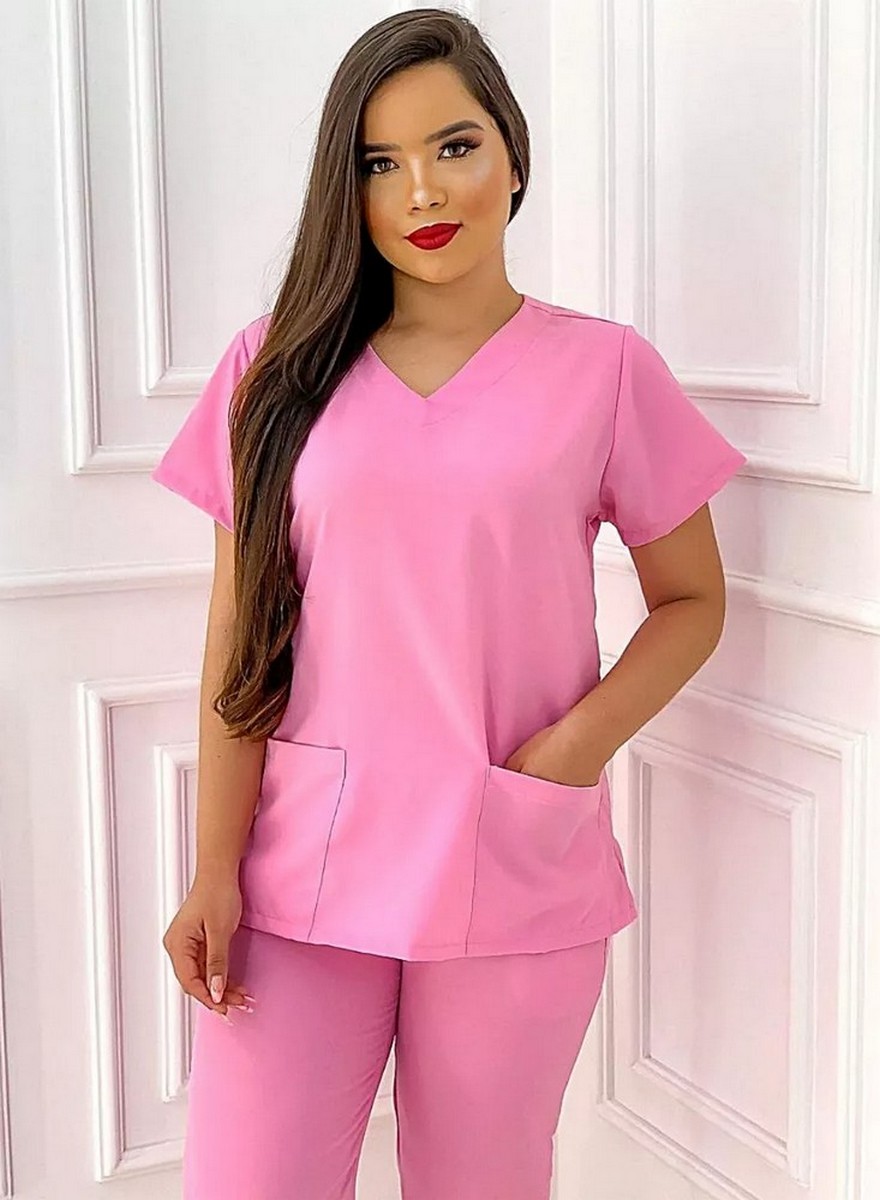 Pijama Feminino G Sarja Rosa Ref28334 Anna Rosa 2 Pijama Feminino G Sarja Rosa Ref28334 Anna Rosa – imagem 2 de 3