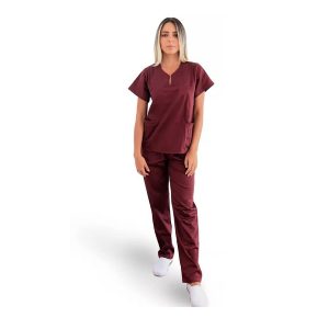 Pijama Feminino Gg Sarja Vinho Ref28235 Anna Rosa
