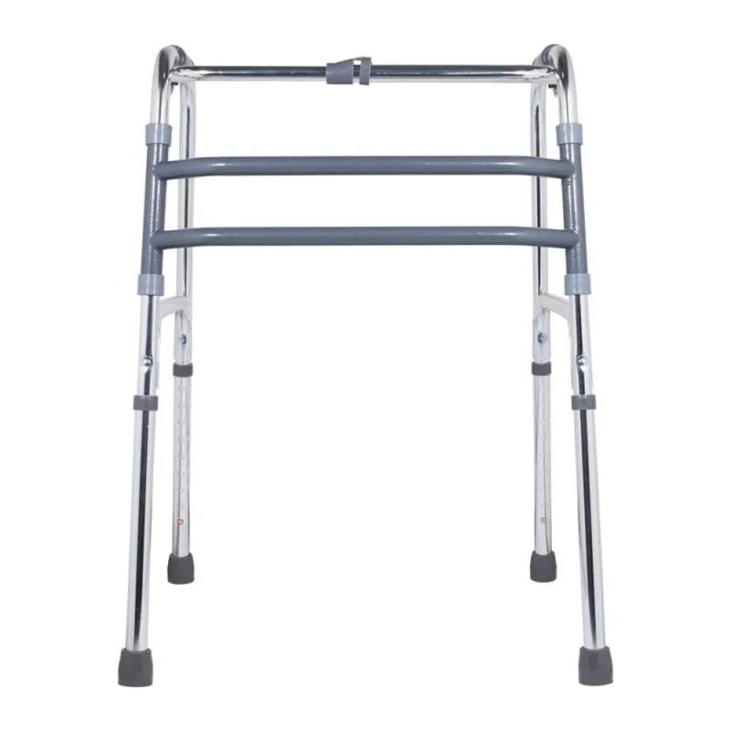 ff8ab5123f9eaf7eec9de215602e1417 2 Andador de Aluminio Dobravel Articulado - Mercur