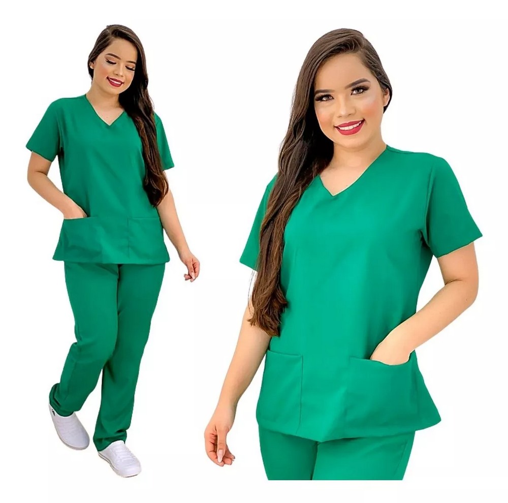 Pijama Feminino M Sarja Verde Jade Ref1267 Anna Rosa – imagem 3 de 4