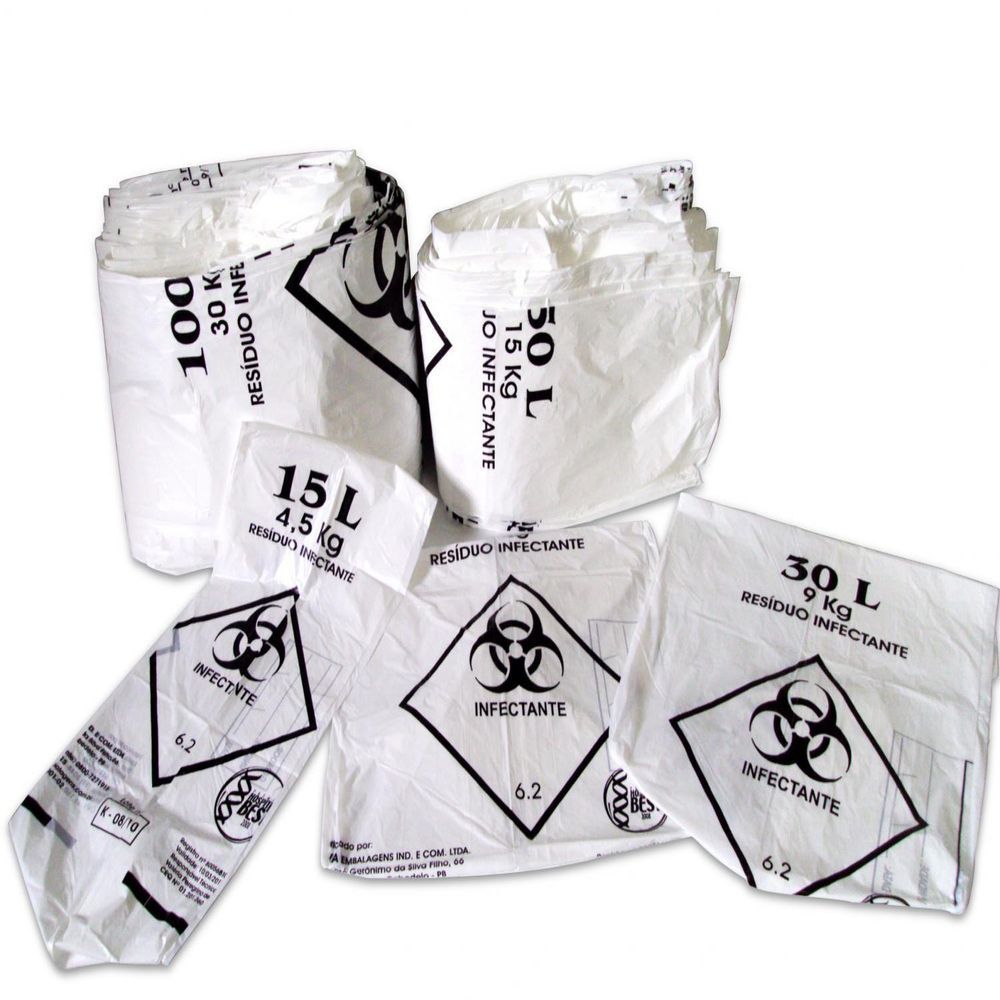Saco de Lixo e Residuo Hospitalar e Infectante Rava