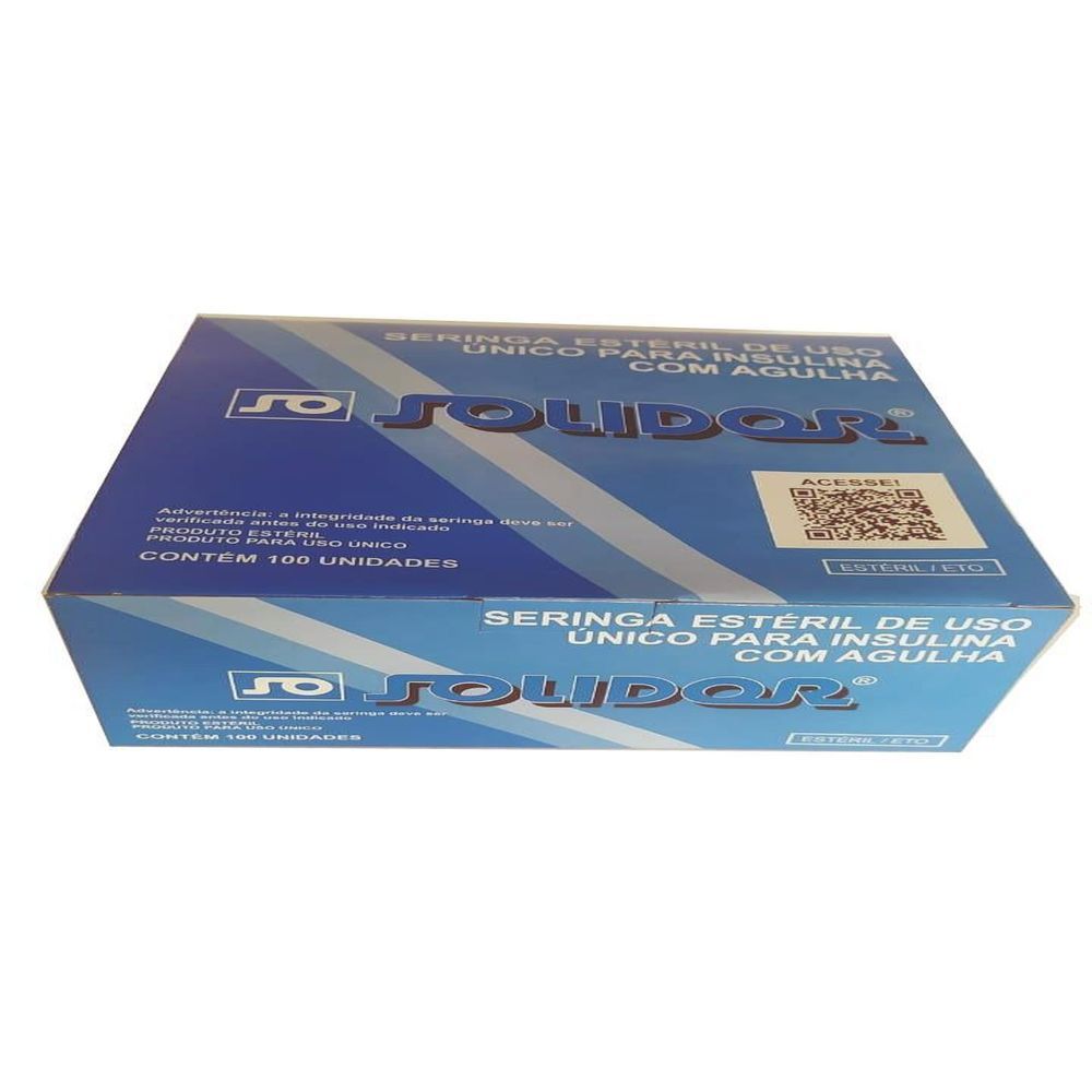 Seringa 01ml com Agulha 13mm x 0,45mm Solidor – imagem 5 de 6