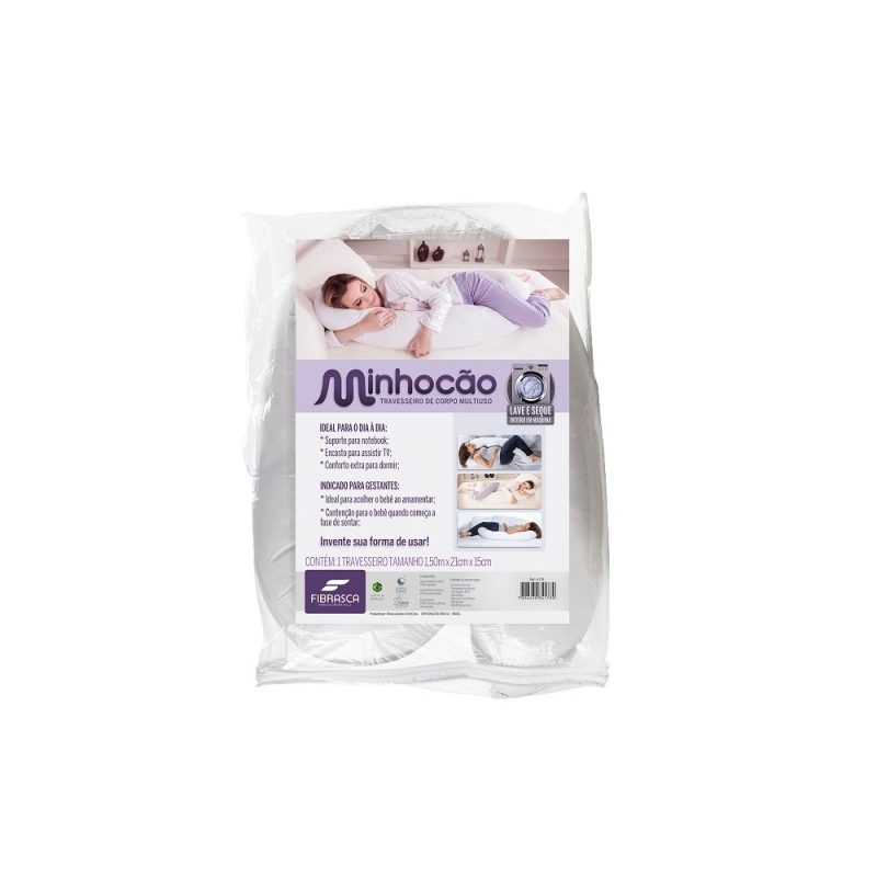 Travesseiro Minhocão 150X21 Ref4178 Fibrasca
