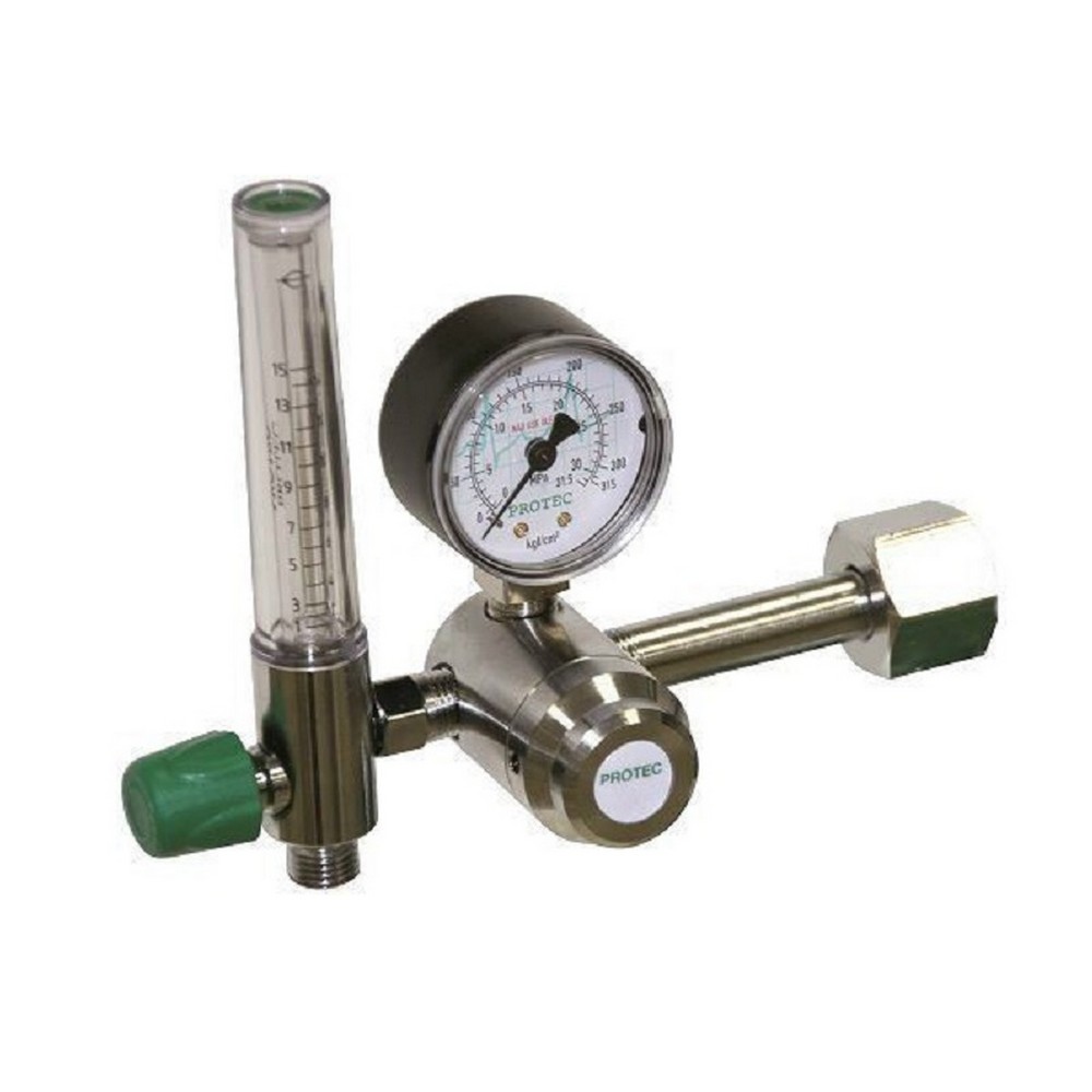Valvula Reg Para Cilindro Oxigenio Com I Saida Manometro Sem Fluxometro Protec – imagem 3 de 3