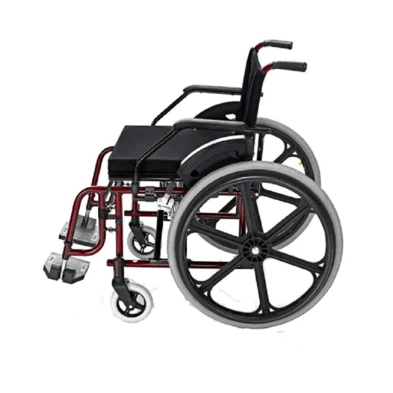 2361f4cbbac81ecf7aec071dde22021e 1 Cadeira de Rodas Dobrável Elite Plus Aço Carbono - Prolife