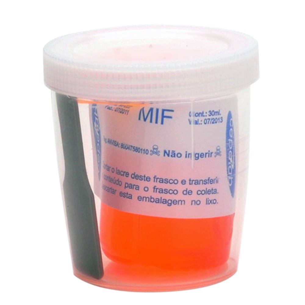 coletoruniv 30ml mif com conservante para sitologicounitario medihosp 12158 1 f7f92838a02059fadf7317e544b9de0e Coletor de Fezes e Urina 30ml MIF com Conservante - Cepalab