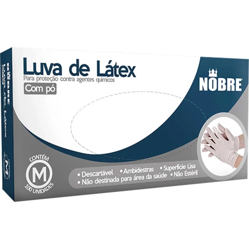 f44153c0bb83868b9e84fa4e9b67a90c 1 Luva de Látex para Proteção contra Agentes Químicos - Nobre