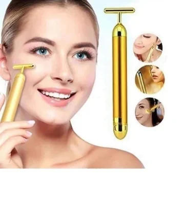 Massageador Facial Elétrico Gold Harmonização Facial - Alux