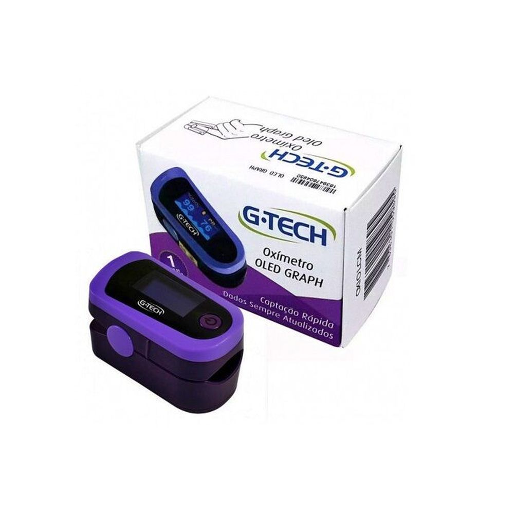 Oximetro de Dedo com Curva Oled Graph Gtech