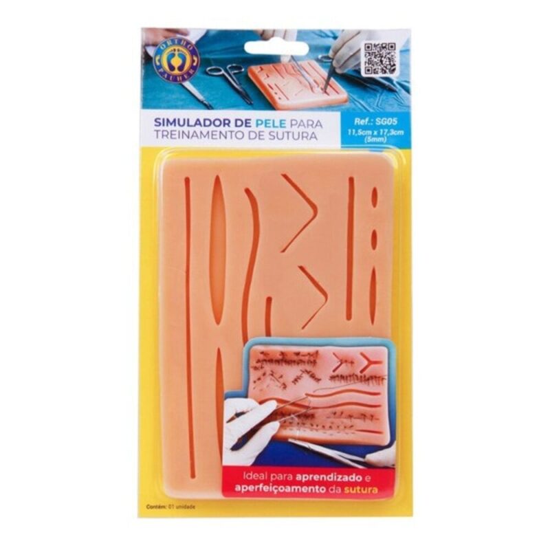 1ca96cd289cbea7f2641f49a8f4259e4 Simulador de Pele para Treinamento de Sutura - OrthoPauher
