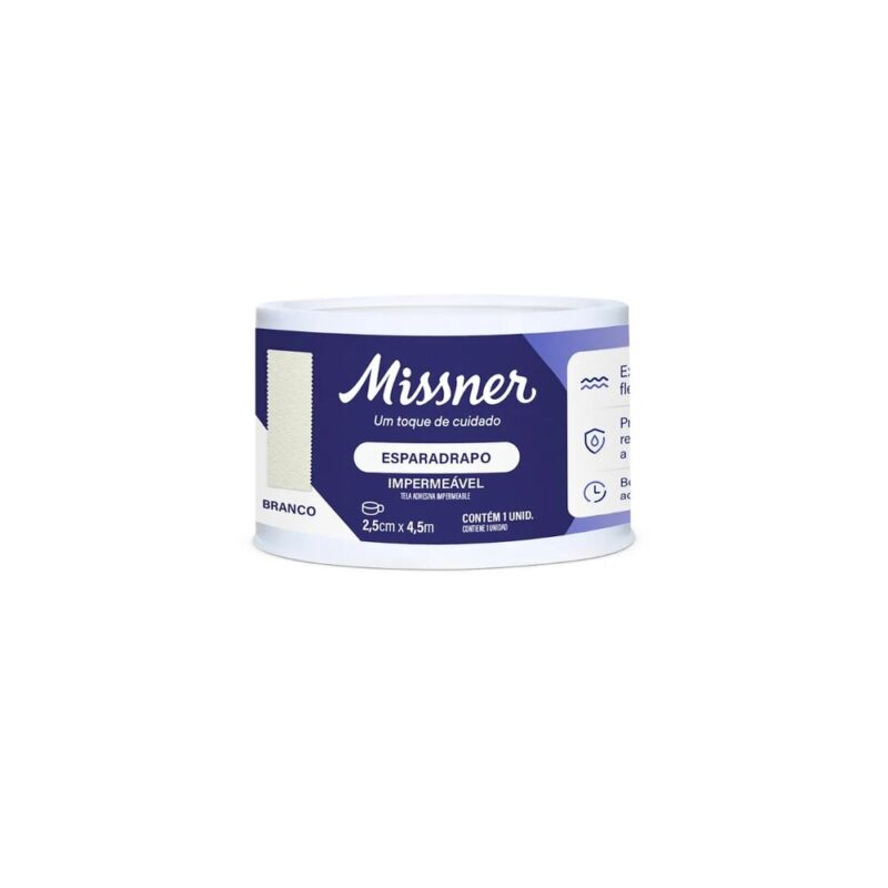 45cedea6887190d344be95efbba9d1fc 2 Esparadrapo Impermeavel Curativo Medico - Missner