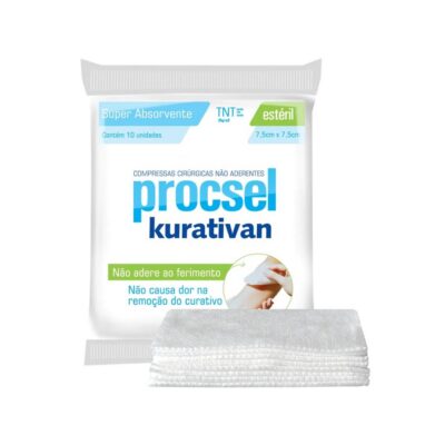 COMP.GAZE EST.NAO ADERENTE C/10 PROCSEL - KURATIVAN