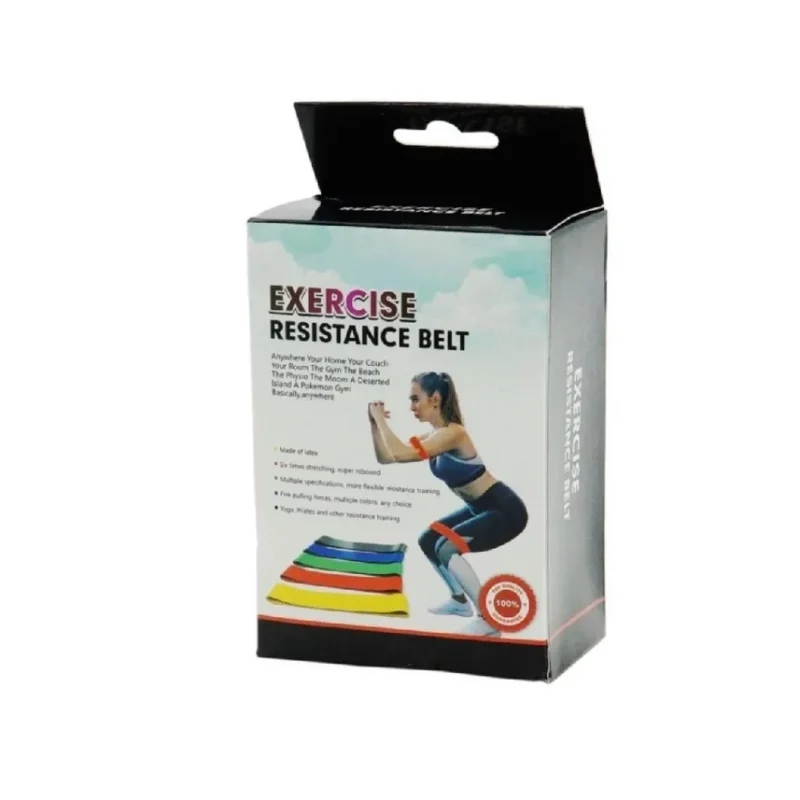 9cde41ab353f9210256fde0d1e1e3c19 Kit 5 Mini Band Elásticos para Exercícios Resistance - Alux