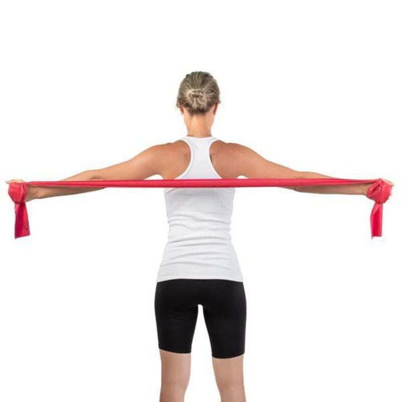a90448ffaa118d7f4f50abc3c7c49218 Faixa Elástica de Exercícios e Fisioterapia - Mercur