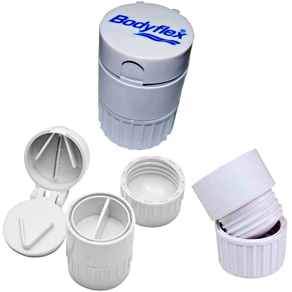Porta Comprimidos Moedor Cortador 3x1 - Bodyflex 2 Porta Comprimidos Moedor Cortador 3x1 - Bodyflex – imagem 2 de 7