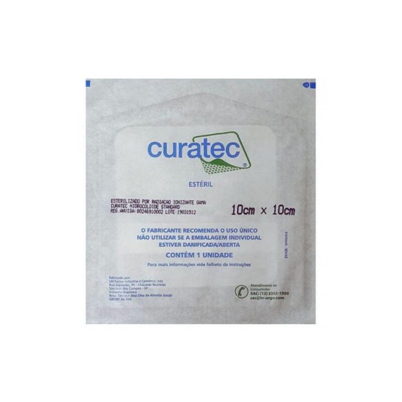 09465ef9567f11a0dfb70ba04f052fae Curativo Hidrocolóide Compressa Estéril - Curatec