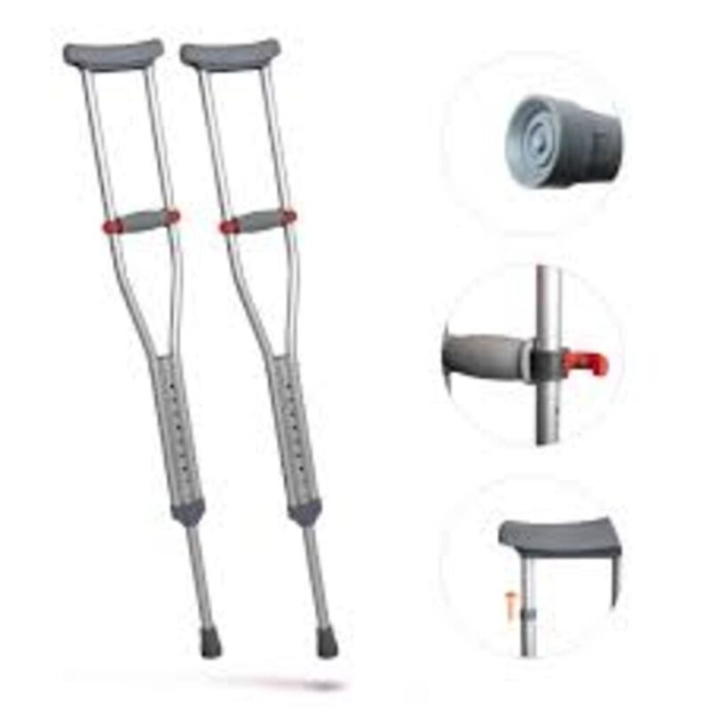 99a7cbfcef8fdf04f86344a31d12c76b Muleta Axilar em Aluminio 3 em 1 - Hidrolight