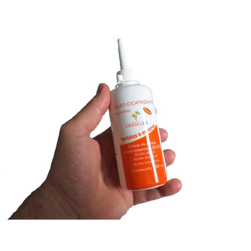 45b9e857940b0cd17e7f9e7259419b0d Óleo Cicatrizante e Hidratante AGE para Feridas - Dermaex
