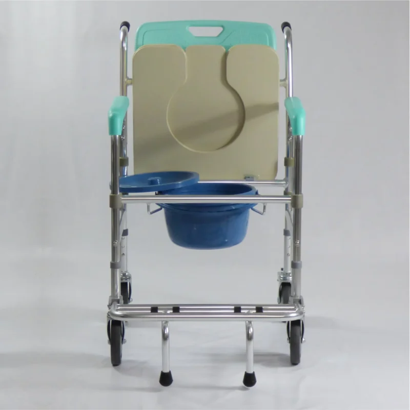 9d984ce64c1b5c2c0ac3fc99cab7d41a 2 Cadeira de Banho Higiênica Alumínio FST7801 - Zimedical