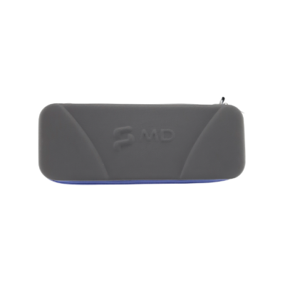Estojo Clinicase com Zíper Roxo e Bolsos Internos - MD
