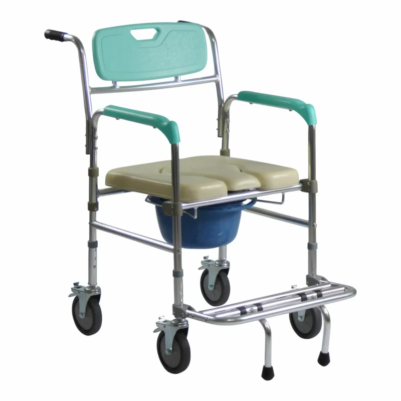 da0ffddae86852880c8fcb58790f6f06 2 Cadeira de Banho Higiênica Alumínio FST7801 - Zimedical
