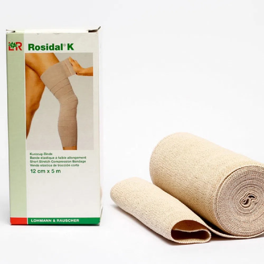 bandagem curto estiramento e alta compressao rosidal k lohmann amp rauscher 11153 4 cb0341c6e978022ff4cbdb05f69a623a Atadura Bandagem Elástica Rosidal K - Lohmann & Rauscher
