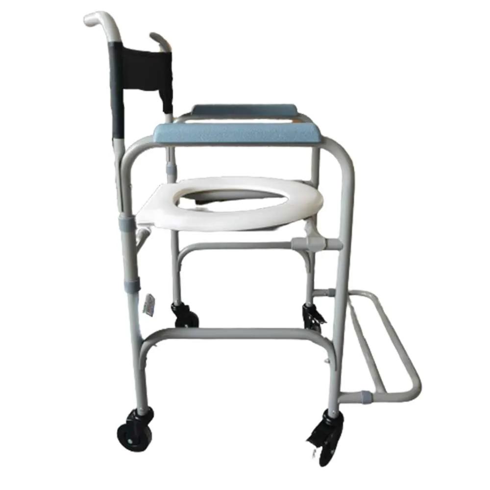 cadeira de banho higienica aco 100kg d30 dellamed 12295 4 b8196c93dc1eefd6cb9abc7f0fbd0285 Cadeira de Banho D30 até 100kg Dobrável 2 em 1 - Dellamed