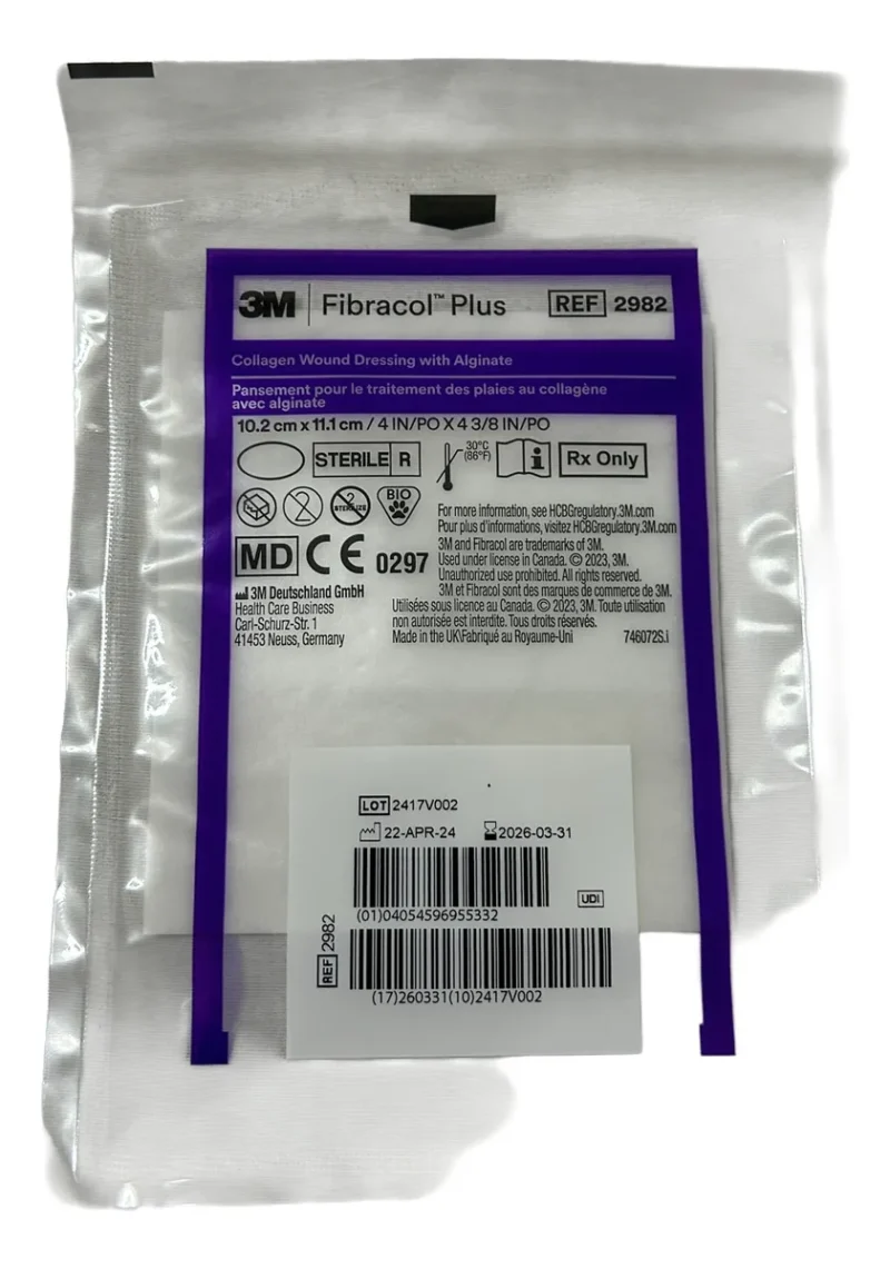 f80c4d7f85458623a50a6cc713a1e8d8 2 Curativo Fibracol Plus com Colágeno e Alginato - 3M