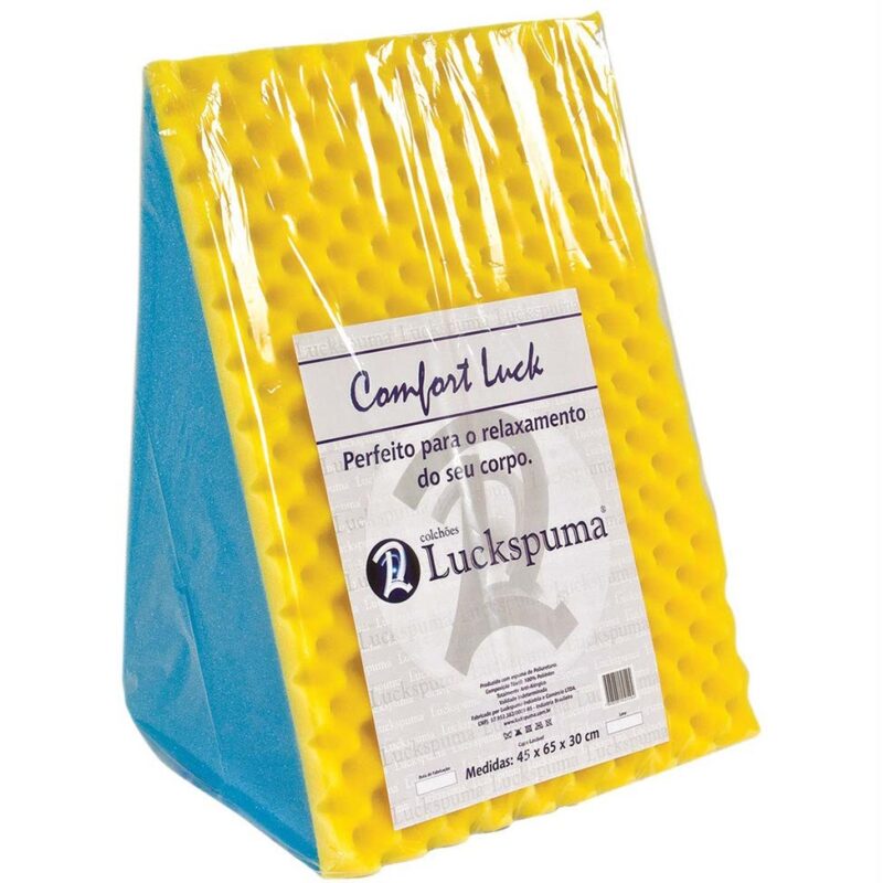 f9d4eeeda173757a9bcf9c071bd886b7 Triângulo de Espuma Ortopédico com Capa - Luckspuma - Comfort Luck - Capa de TNT