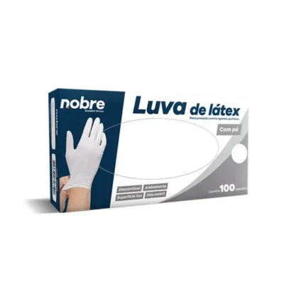 Luva de Látex para Proteção contra Agentes Químicos - Nobre