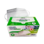 Máscara Cirúrgica Tripla com Elástico 50 Unidades - Nobre - Imagem 4