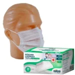 Máscara Cirúrgica Tripla com Elástico 50 Unidades - Nobre