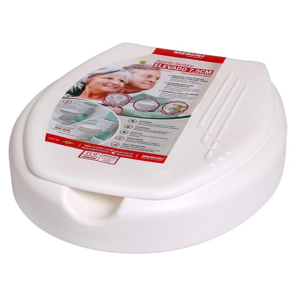 assento com elevacao 7 5cm normal sem alca com tampa mebuki 2979 3 330ea70abb9e2029d18341d57419c062 Assento com Elevação SLIM 7,5cm Normal sem Alça com Tampa Mebuki