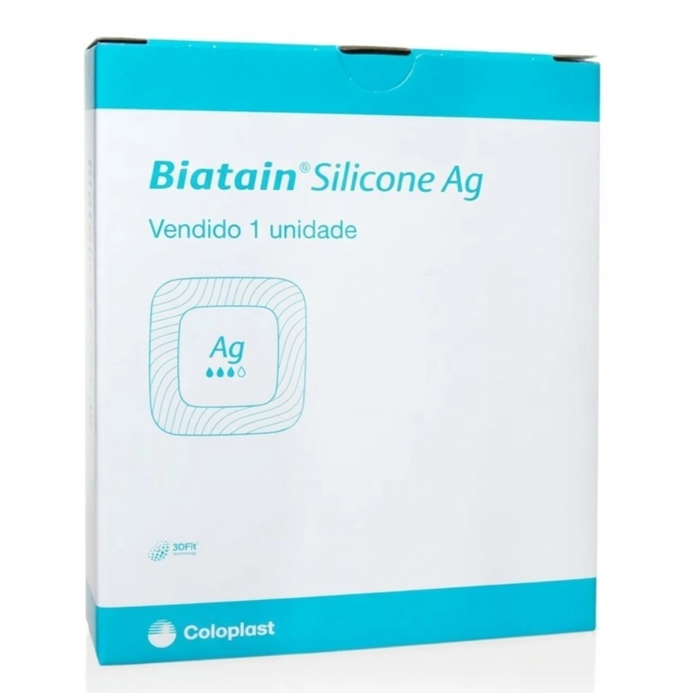 Curativo Biatain Silicone com AG - Coloplast 4 Curativo Biatain Silicone com AG - Coloplast – imagem 4 de 4