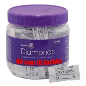 Kit 10 Sachês Gelificador de Bolsa de Colostomia - Convatec