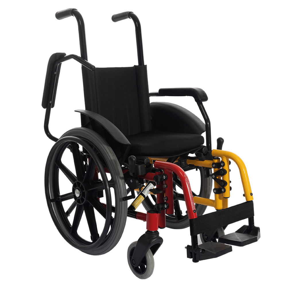 675ccf13ee11ff639ff3c013df153e29.jpg Cadeira de Rodas Ágil Dobrável Infantil - Jaguaribe - Imagem 1