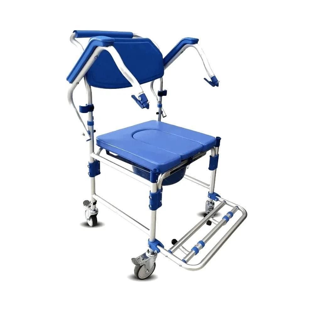 Cadeira de Banho em Alumínio D60 até 150 Kg - Dellamed