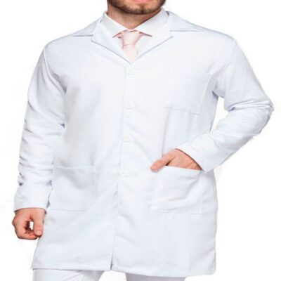 Jaleco Gabardine Manga Longa Tradicional GG - Anna Rosa