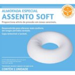 Almofada Ortopédica Redonda Latex com Orifício Assento Soft Perfetto - Imagem 2