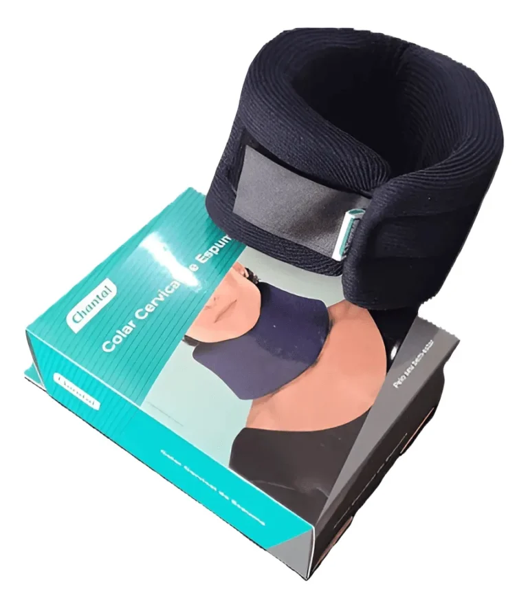 COLAR CERVICAL DE ESPUMA NOTURNO AZUL M Lote: 0249/1024 x3 Chantal