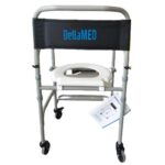 Cadeira de Banho D30 até 100kg Dobrável 2 em 1 - Dellamed - Imagem 8